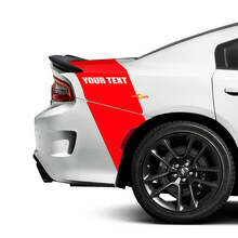 Calcomanías de vinilo personalizadas con franjas traseras para Dodge Charger_2
