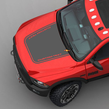 Adhesivo Vinilo Gráfico de Franja Vertical para Capó para Dodge Ram 2500 Power Wagon 2