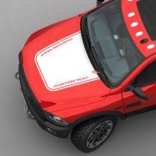 Adhesivo Vinilo Gráfico de Franja Vertical para Capó para Dodge Ram 2500 Power Wagon 3