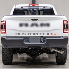 Vinilo adhesivo con letras personalizadas para portón trasero Dodge Ram Power Wagon_2