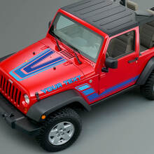 Kit de vinilos vintage de rayas para capó y laterales para Jeep Renegade CJ5 CJ7_2