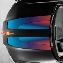 Calcomanía de vinilo de rayas degradadas estilo M-Color para capó para BMW M3 M4 G80 G82 G83 2021+_2