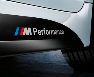 BMW M Performance SIDE M3 M5 M6 325 328 540 Calcomanía adhesiva Logotipo de emblema personalizado
