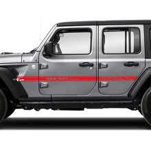 Par Jeep Wrangler Unlimited Mapa Topográfico Topo Accent Line Puertas Fender Side Stripe Vinilo Adhesivo Calcomanía
 3
