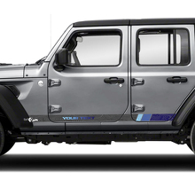 Puerta Panel Lateral Mapa Topográfico Franela Lateral Vinilo Pegatina Calcomanía para Jeep Wrangler Unlimited 2