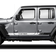 Puerta Panel Lateral Mapa Topográfico Franela Lateral Vinilo Pegatina Calcomanía para Jeep Wrangler Unlimited 3