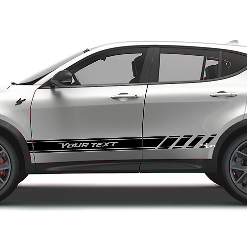 Kit de Vinilos Personalizados con Rayas Laterales de Carreras para Dodge Hornet