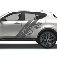 Kit de Vinilos Laterales con Rayas Dobles y Hornet para Dodge Hornet_3