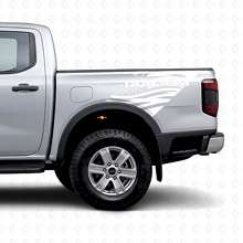 Vinilos Adhesivos Personalizados con Bandera EEUU Envejecida para Lateral Trasero de Musclecar Ranger_4