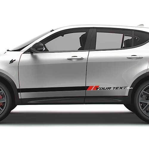Kit de vinilos adhesivos de rayas laterales personalizadas para Dodge Hornet