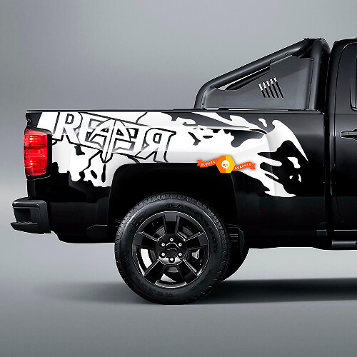 Calcomanías de Vinilo Laterales Reaper Splash para Camionetas Pickup