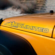 Pegatina de vinilo ilimitada Mountains Hood Rubicon Sahara Wrangler_2
