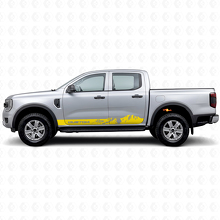 Vinilos adhesivos de franjas estilo montaña personalizadas para paneles laterales de Musclecar Ranger_5