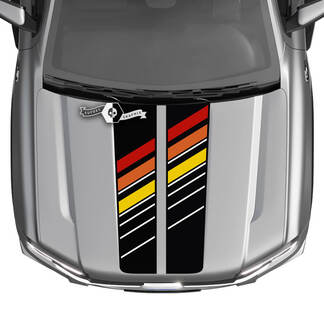 Ford Ranger Hood Logo Truck Stripes Calcomanías gráficas 2 colores
