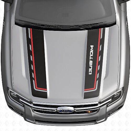 Kit de Vinilo de Tiras Dobles Personalizadas para Capó para Musclecar Ranger