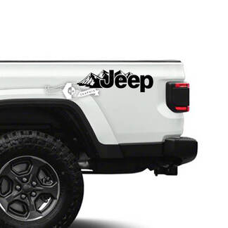 2x Jeep Gladiator Side Mountains Calcomanías Gráficos de vinilo
