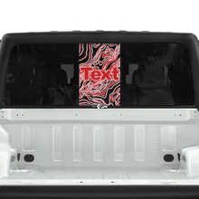 Jeep Gladiator ventana trasera EE. UU. Mapa topográfico pegatinas calcomanías vinilo gráficos rayas 2 colores
 3