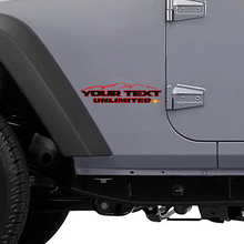 Calcomanía lateral estilo montañas para Jeep Wrangler Unlimited_2