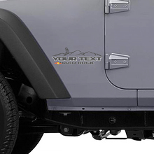 Calcomanía de vinilo lateral estilo montañas R2-D2 para Jeep Wrangler Unlimited_2