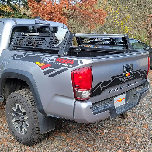 Pegatina adhesiva de vinilo para respaldo de caja TRD 4x4 Off Road para Toyota Tacoma 2016-2024