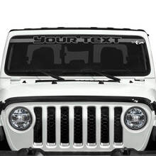 Vinilos adhesivos personalizados con contorno para parabrisas para Jeep Gladiator 2