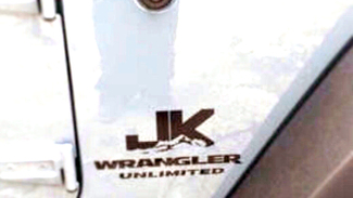 2 JK Jeep Mountain Wrangler Unlimited CJ TJ YJ JK XJ calcomanía de todos los colores