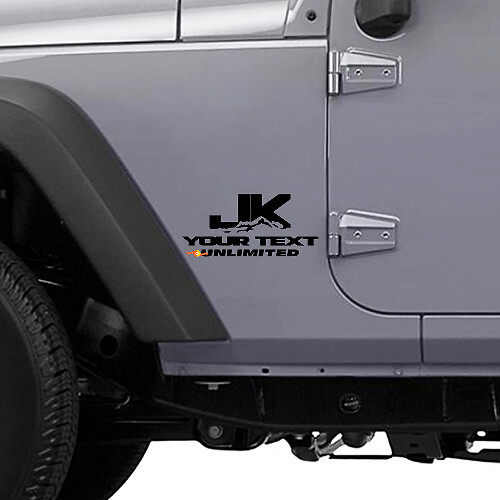 Calcomanía de Vinilo Estilo Montaña JK para Jeep Wrangler Unlimited