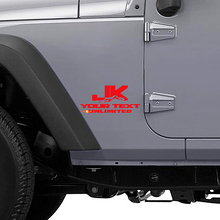 Calcomanía de Vinilo Estilo Montaña JK para Jeep Wrangler Unlimited_3