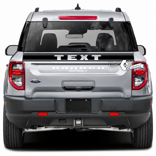 Musclecar horse Tailgate Bed Trim Stripe Logo Wrap Calcomanías Pegatinas
