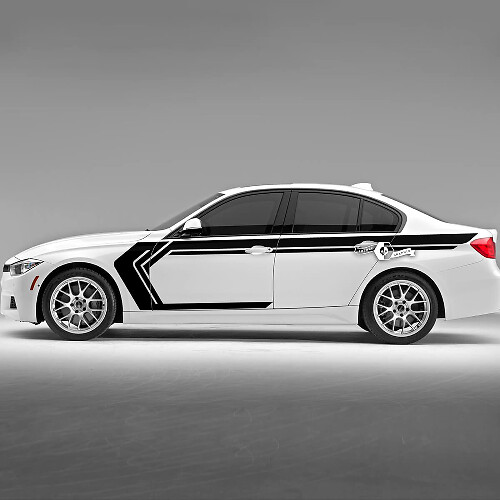 Par BMW Hood Doors Side Stripes Rally Motorsport Trim Vinilo Calcomanía Pegatina F30 G20
