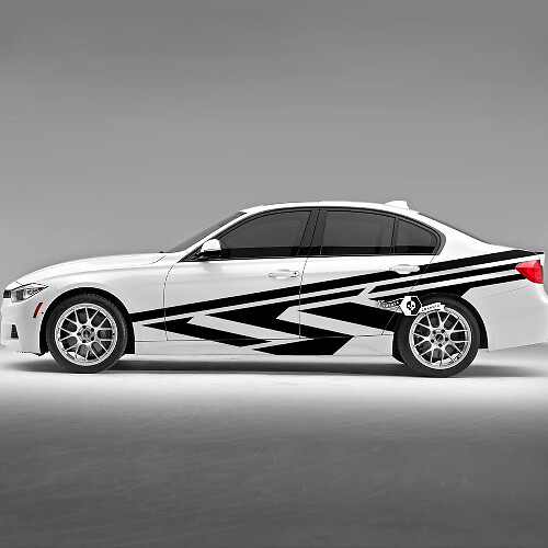 Par BMW Hood Doors Side Wrap Rally Motorsport Trim Guardabarros trasero Vinilo Calcomanía pegatina F30 G20
