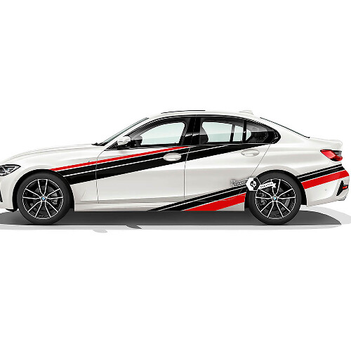 Par BMW Hood Doors Side Rally Motorsport guardabarros trasero vinilo calcomanía pegatina F30 G20 2 colores
