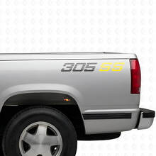Juego de Pegatinas de Vinilo para Laterales de Caja 305 SS para Camiones Chevrolet_10