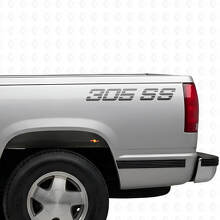 Juego de Pegatinas de Vinilo para Laterales de Caja 305 SS para Camiones Chevrolet_2