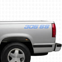 Juego de Pegatinas de Vinilo para Laterales de Caja 305 SS para Camiones Chevrolet_3