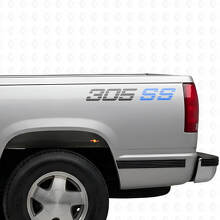 Juego de Pegatinas de Vinilo para Laterales de Caja 305 SS para Camiones Chevrolet_4