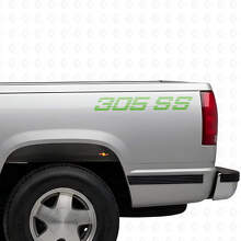Juego de Pegatinas de Vinilo para Laterales de Caja 305 SS para Camiones Chevrolet_5