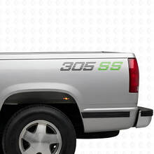 Juego de Pegatinas de Vinilo para Laterales de Caja 305 SS para Camiones Chevrolet_6