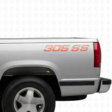 Juego de Pegatinas de Vinilo para Laterales de Caja 305 SS para Camiones Chevrolet_7