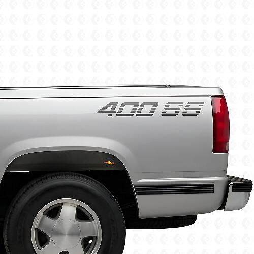 Juego de calcomanías de vinilo para la cabecera 400 SS para camiones Chevrolet