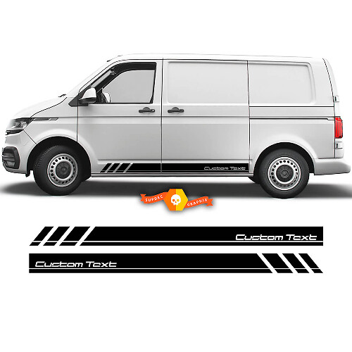 Kit de Calcomanías Vinílicas de Tira Lateral Personalizadas para Volkswagen Transporter T5-7