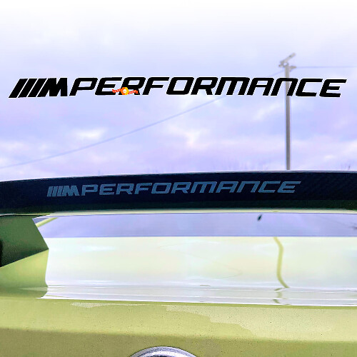 Calcomanía de Vinilo para Alerón Trasero Estilo M Performance para BMW G80 G82