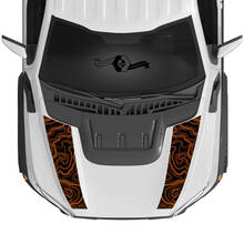 Nuevo Ford Raptor 2023 Сontour Map F150 SVT Hood Vinilo Calcomanías Gráficos Vinilo Pegatinas kit stripe 2022+
 2