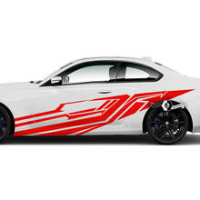 Par de pegatinas de vinilo para puertas de guardabarros laterales BMW M2 M240 G42 F22 F87 M Performance Wrap
 2