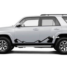 Par de pegatinas de vinilo para puerta lateral de 4Runner, Panel basculante de montañas, pegatinas de vinilo para Toyota 4Runner TRD
 2