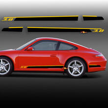 Porsche 911 - 991 RS 4.0 Kit de franjas laterales Adhesivo adhesivo
 2