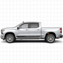 Vinilos personalizables en forma de marco para puertas y paneles laterales para Chevrolet Silverado 1500 T1XX 2019-2026_2