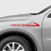 Kit de pegatinas de vinilo para guardabarros estilo montañas personalizado para Dodge Durango_2