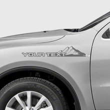 Kit de pegatinas de vinilo para guardabarros estilo montañas personalizado para Dodge Durango_3