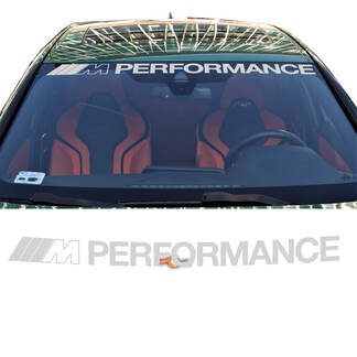 ///M Calcomanía de rendimiento para parabrisas o ventana trasera compatible con BMW Serie G
